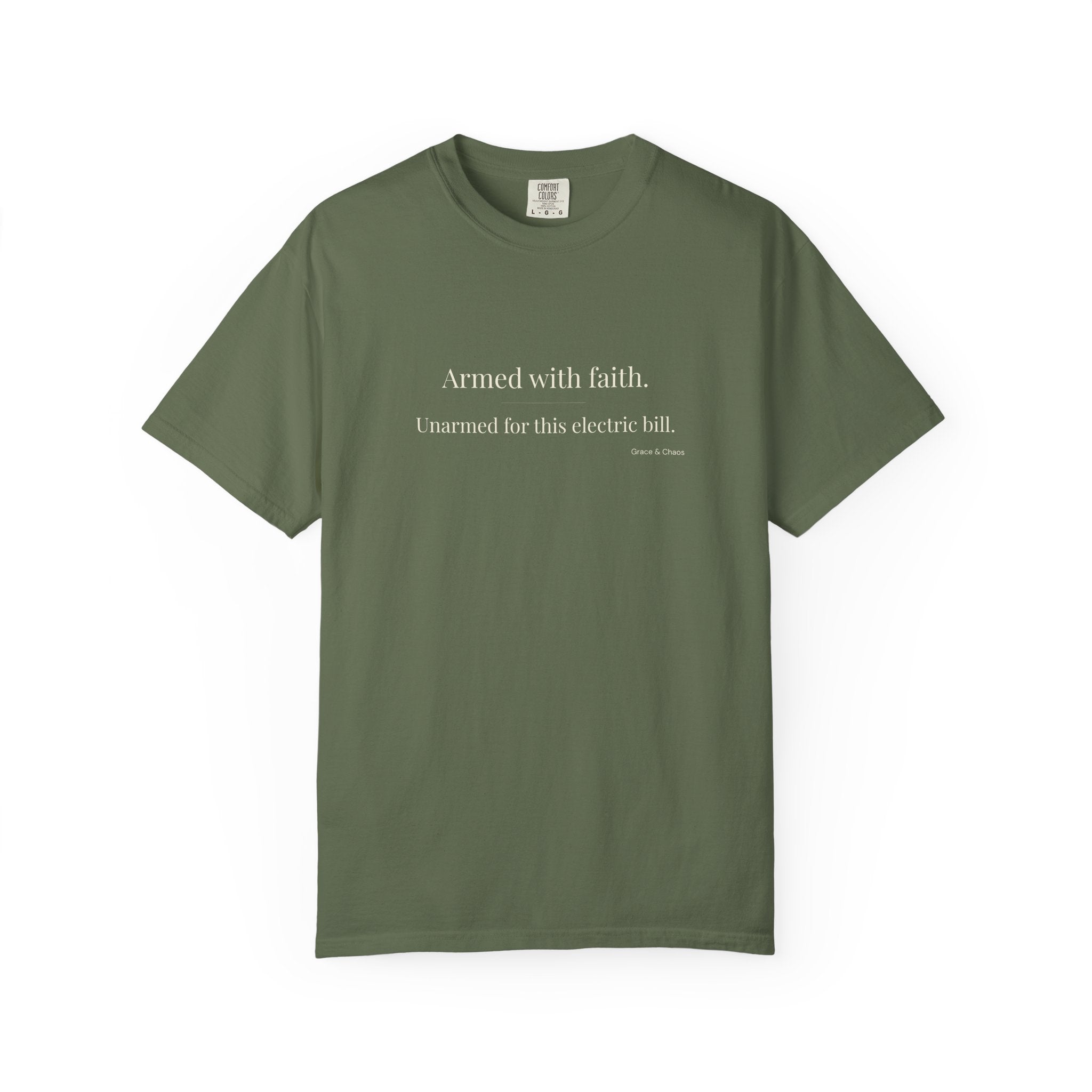 Armed with faith T-shirt