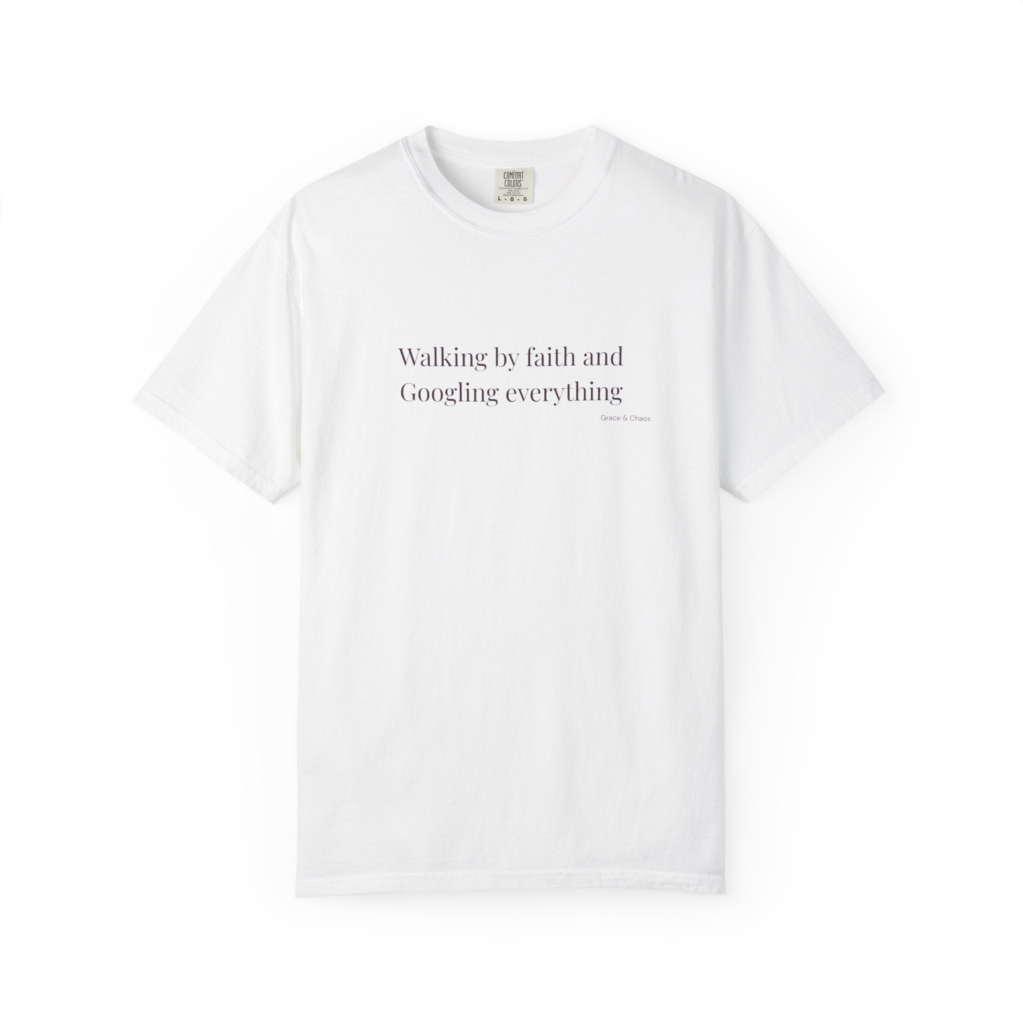 Walking by faith T-shirt