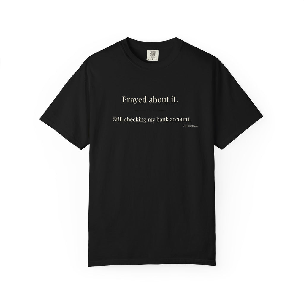 Still checking T-shirt