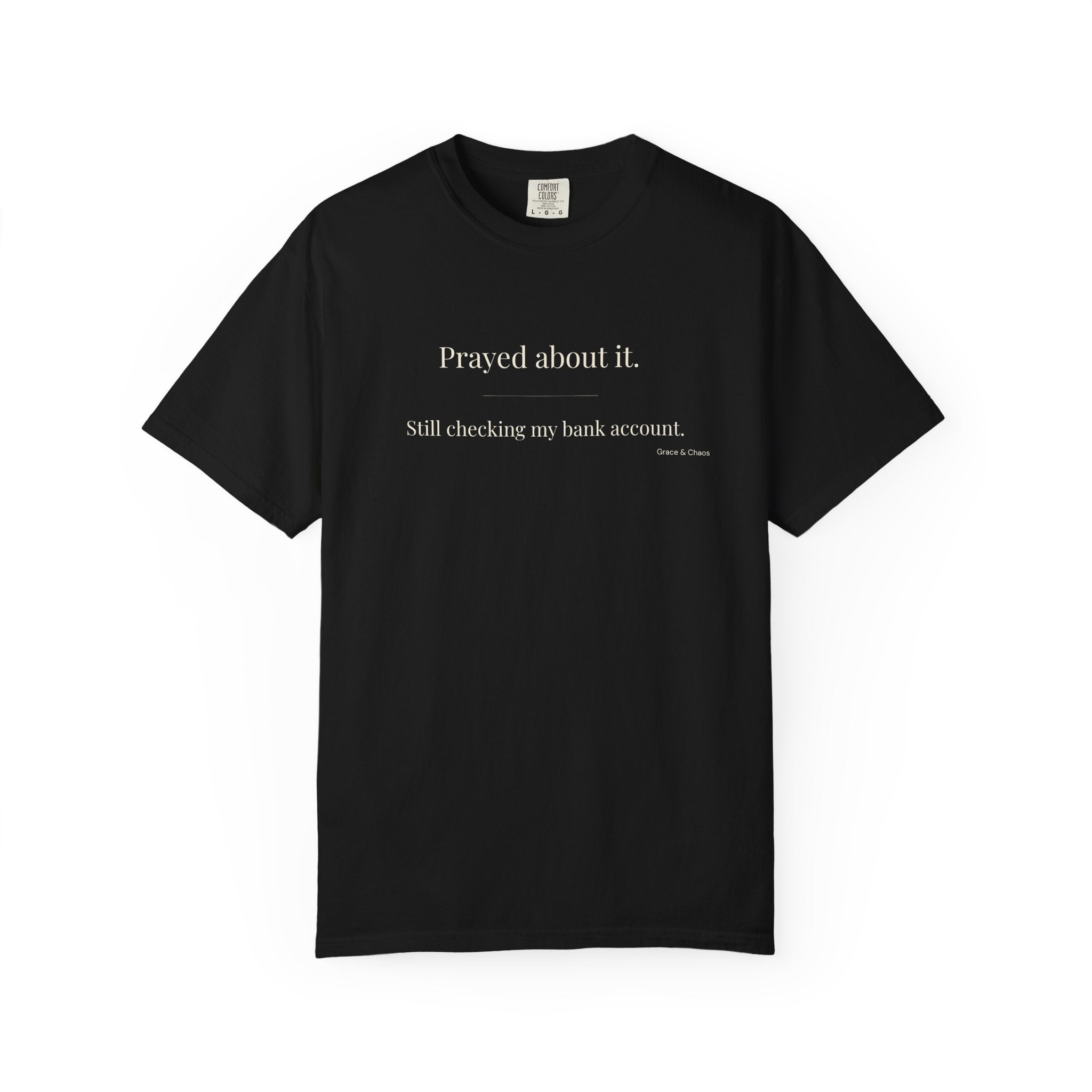 Still checking T-shirt