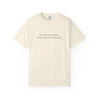 Surrendering my plan T-shirt