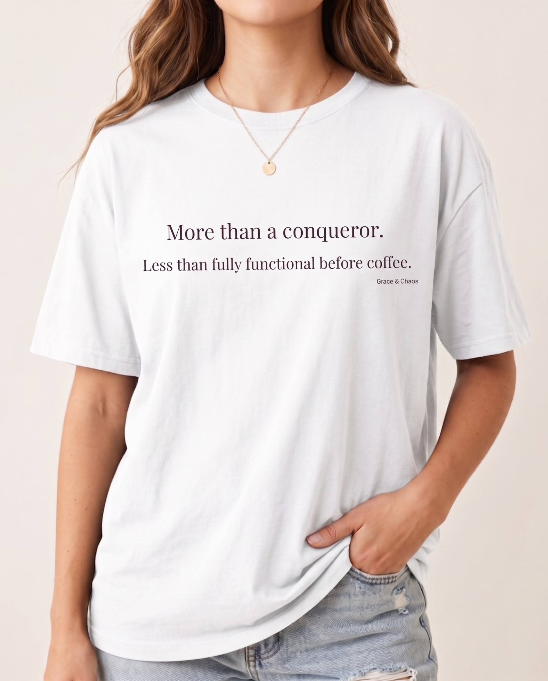 More than a conqueror T-shirt