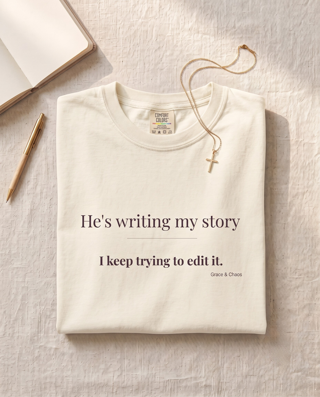 He's writing my story  T-shirt
