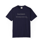 Still checking T-shirt