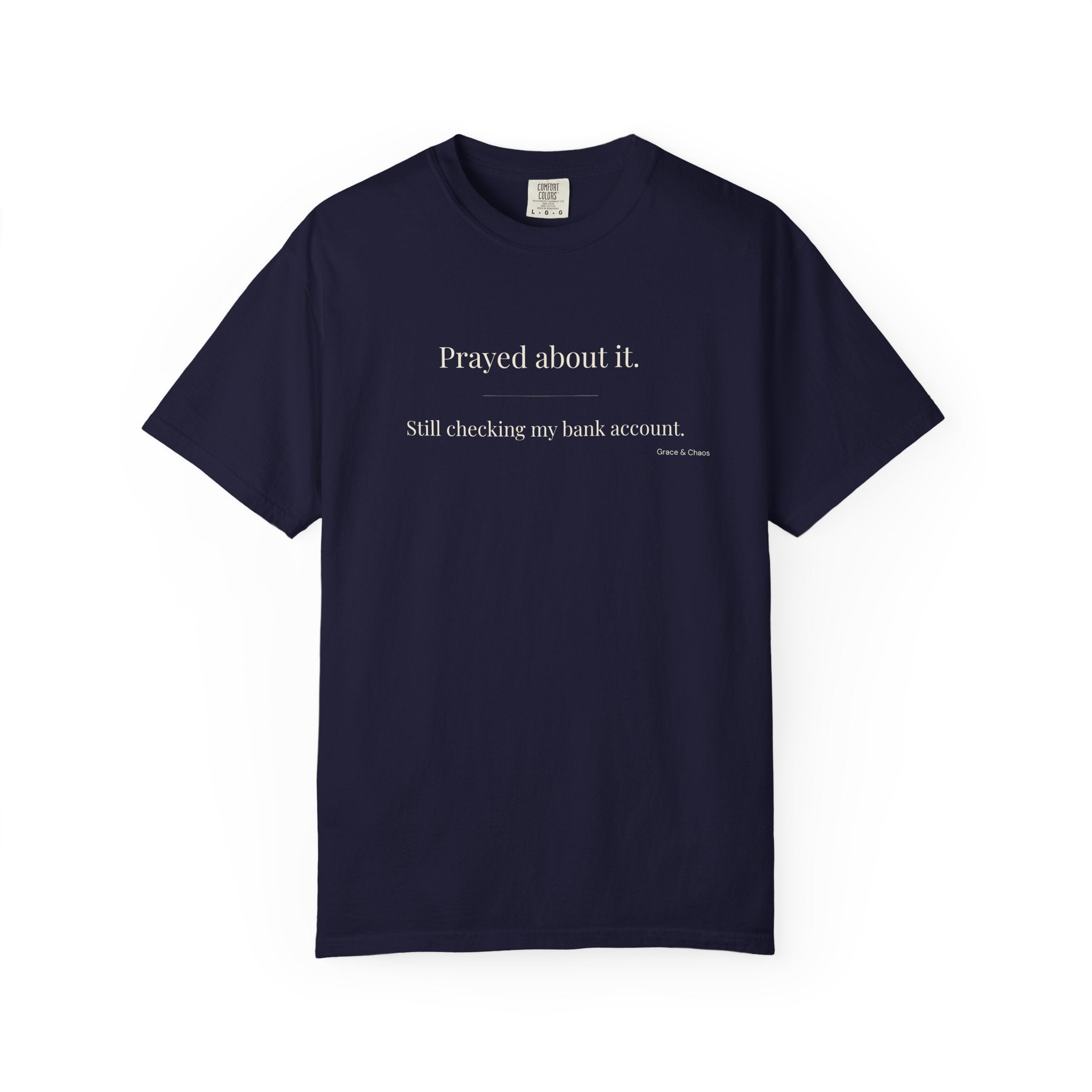 Still checking T-shirt