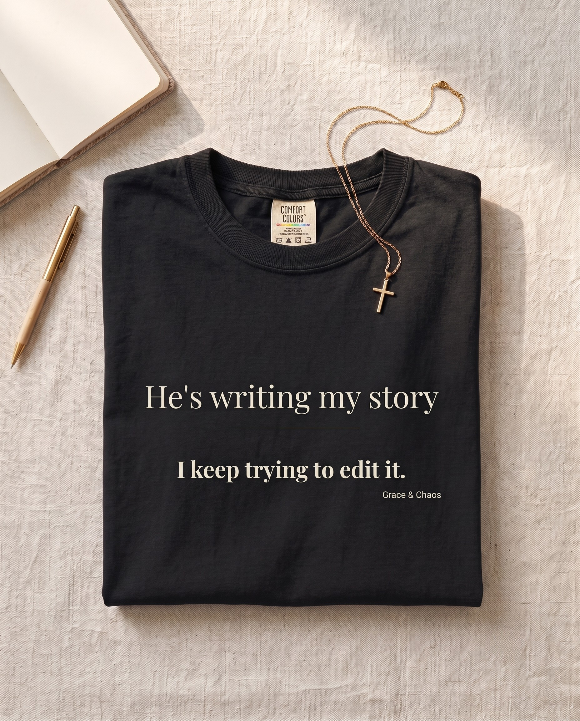 He's writing my story  T-shirt