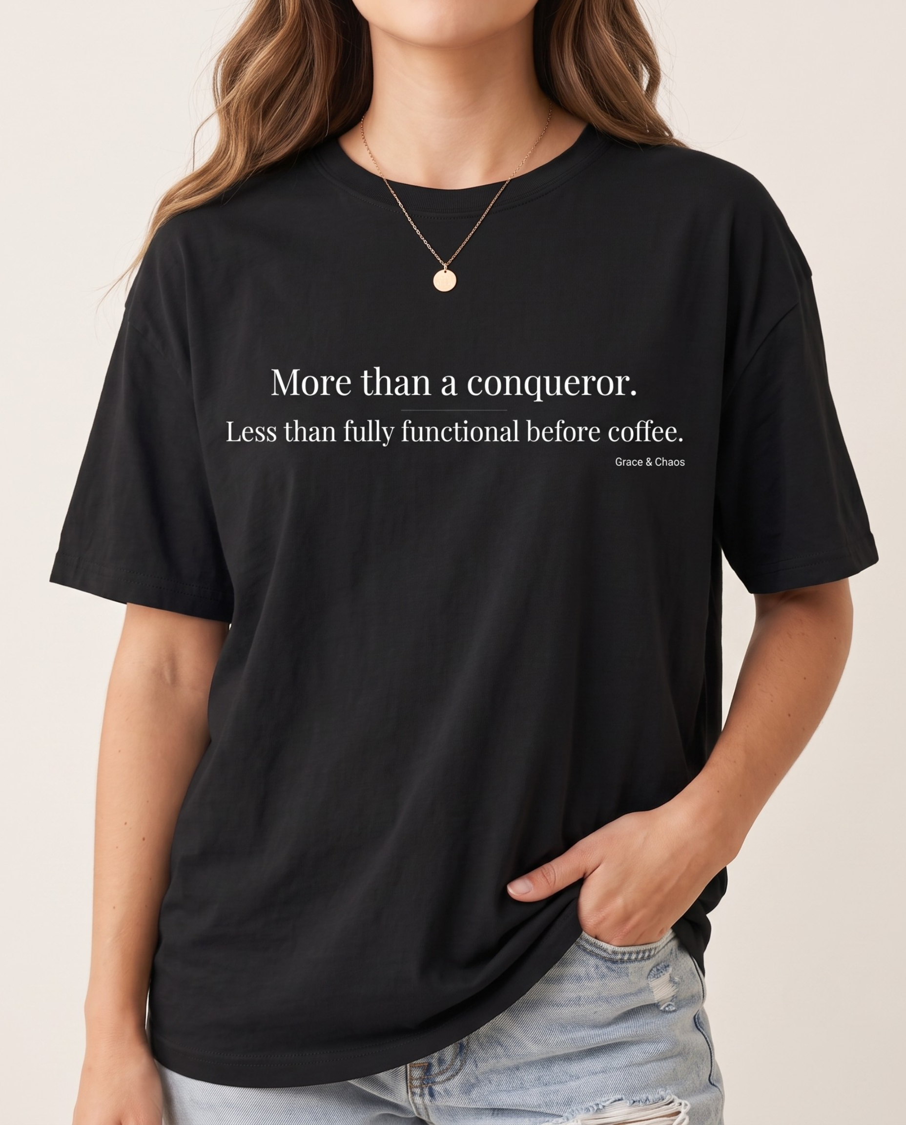 More than a conqueror T-shirt