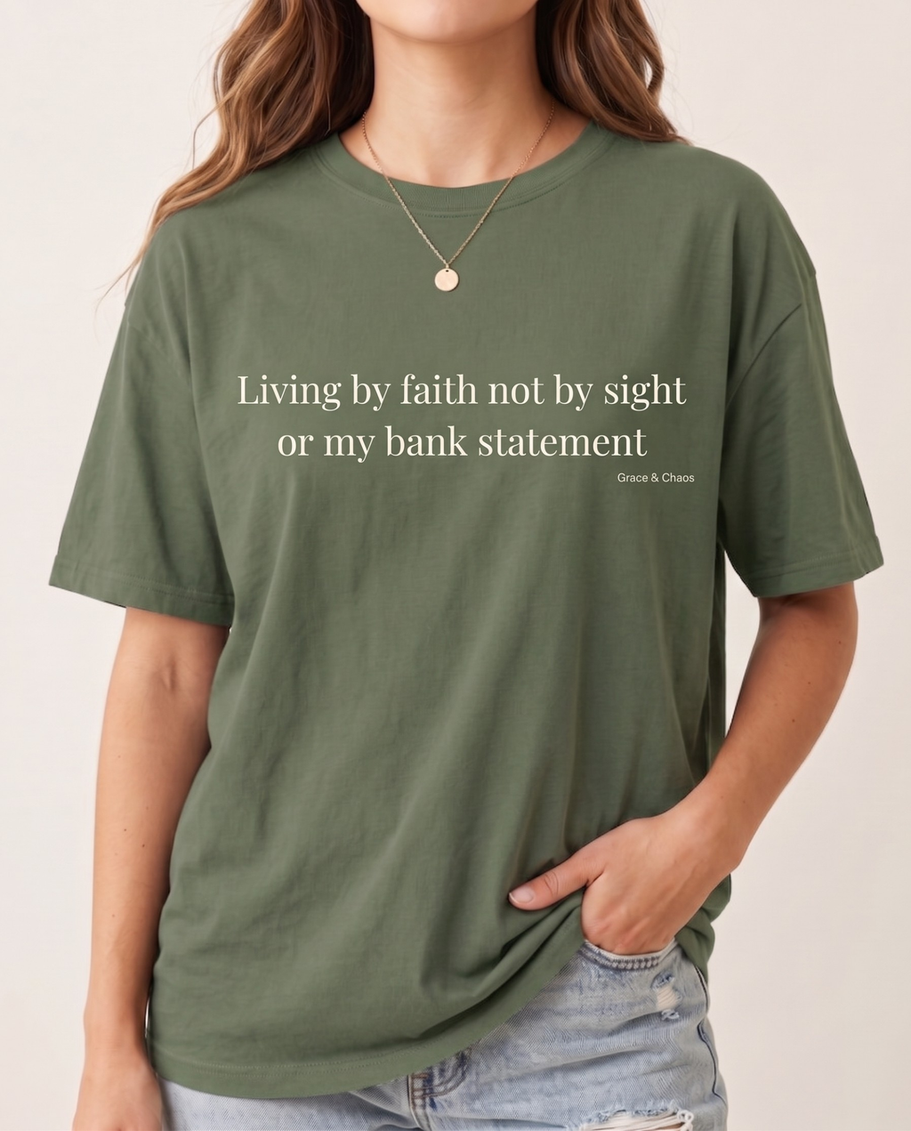 Living by faith T-shirt