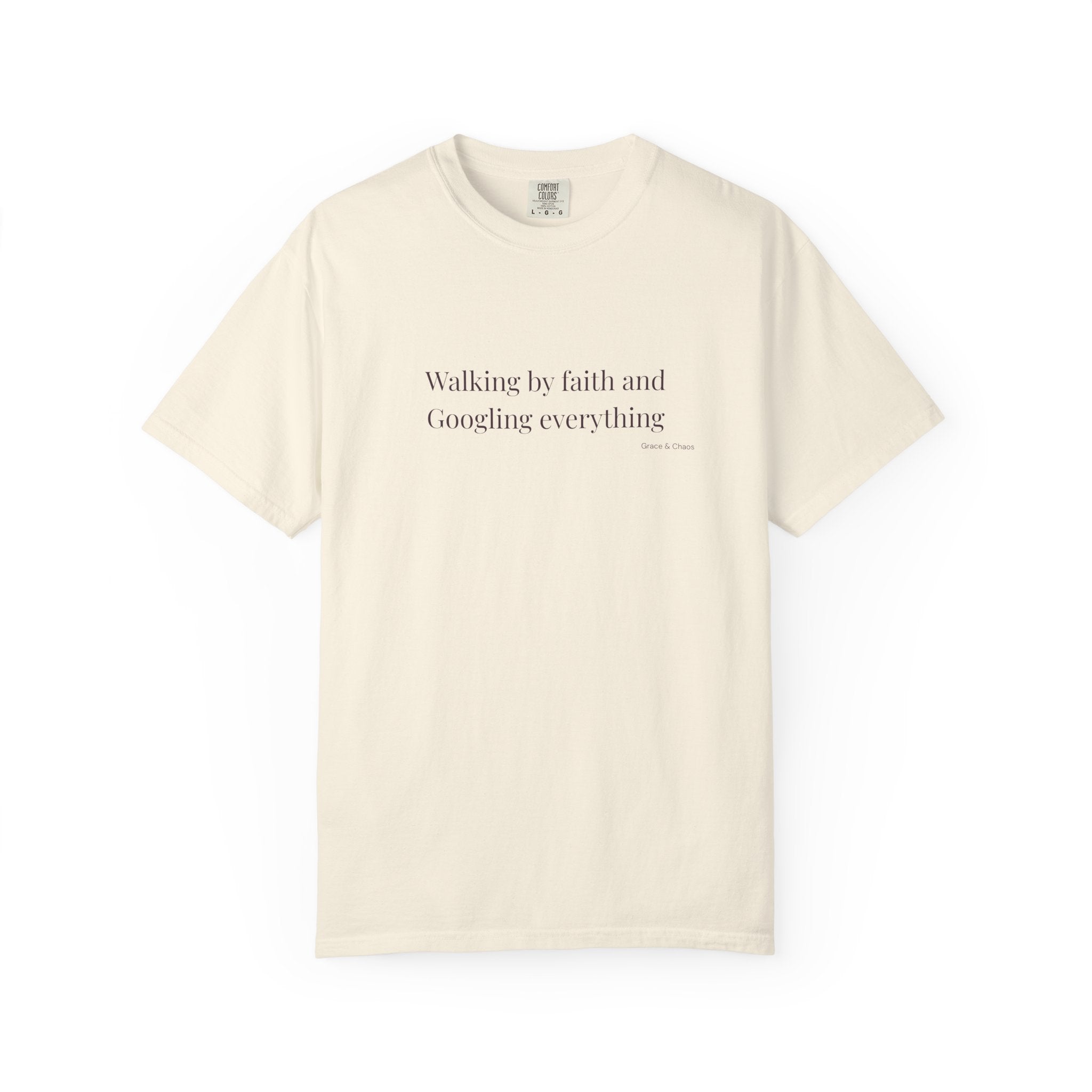 Walking by faith T-shirt