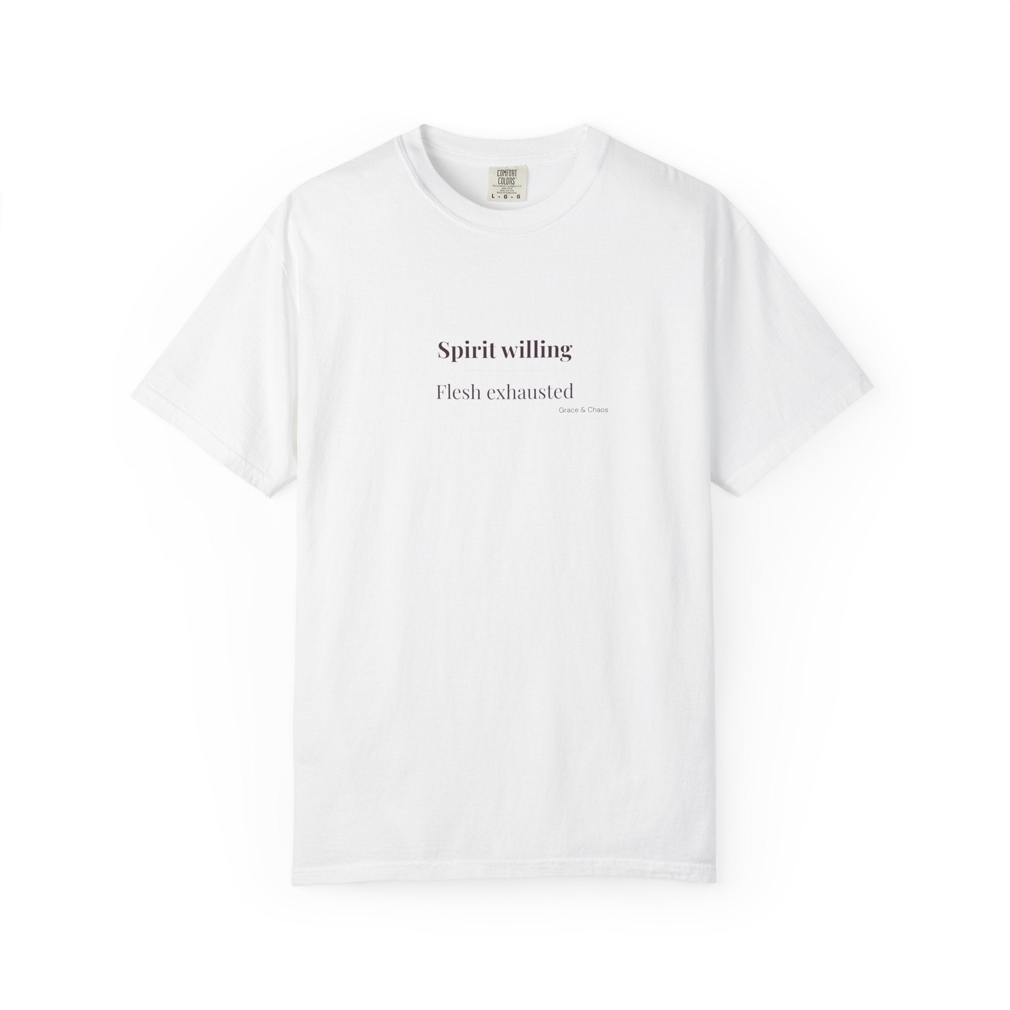 Spirit willing T-shirt