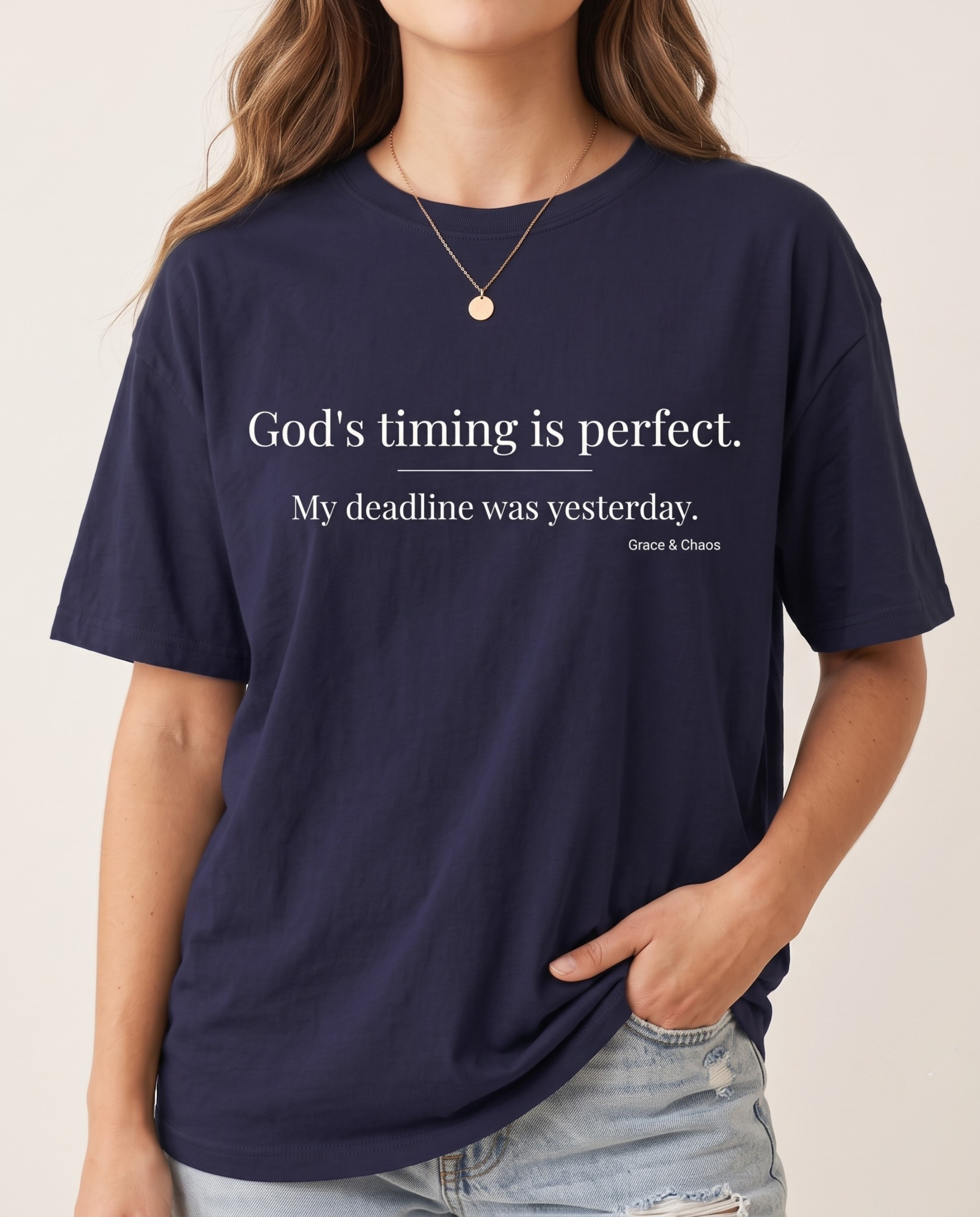 God's timing T-shirt