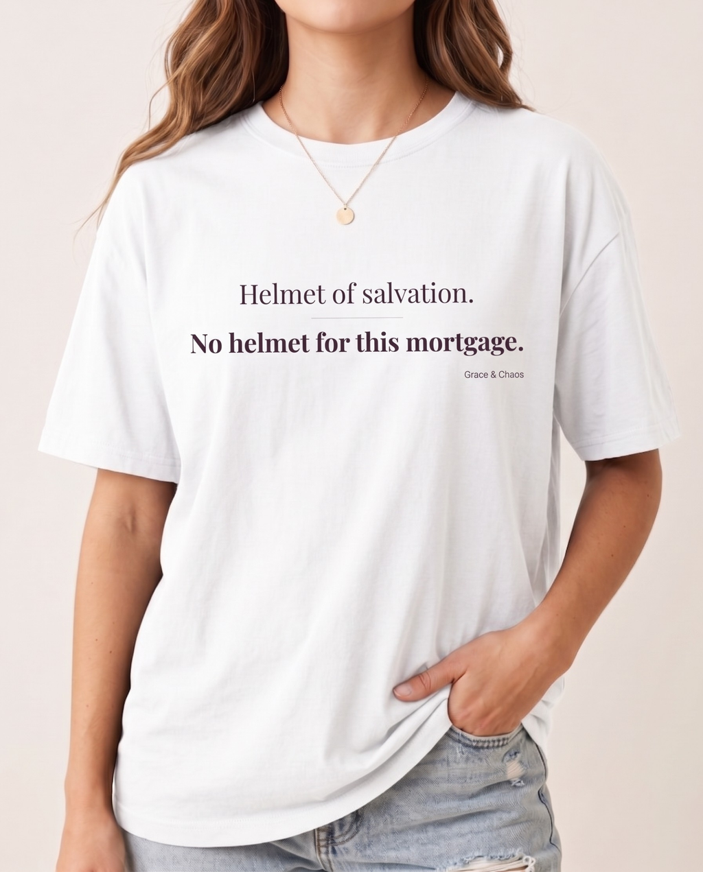 Helmet of salvation T-shirt