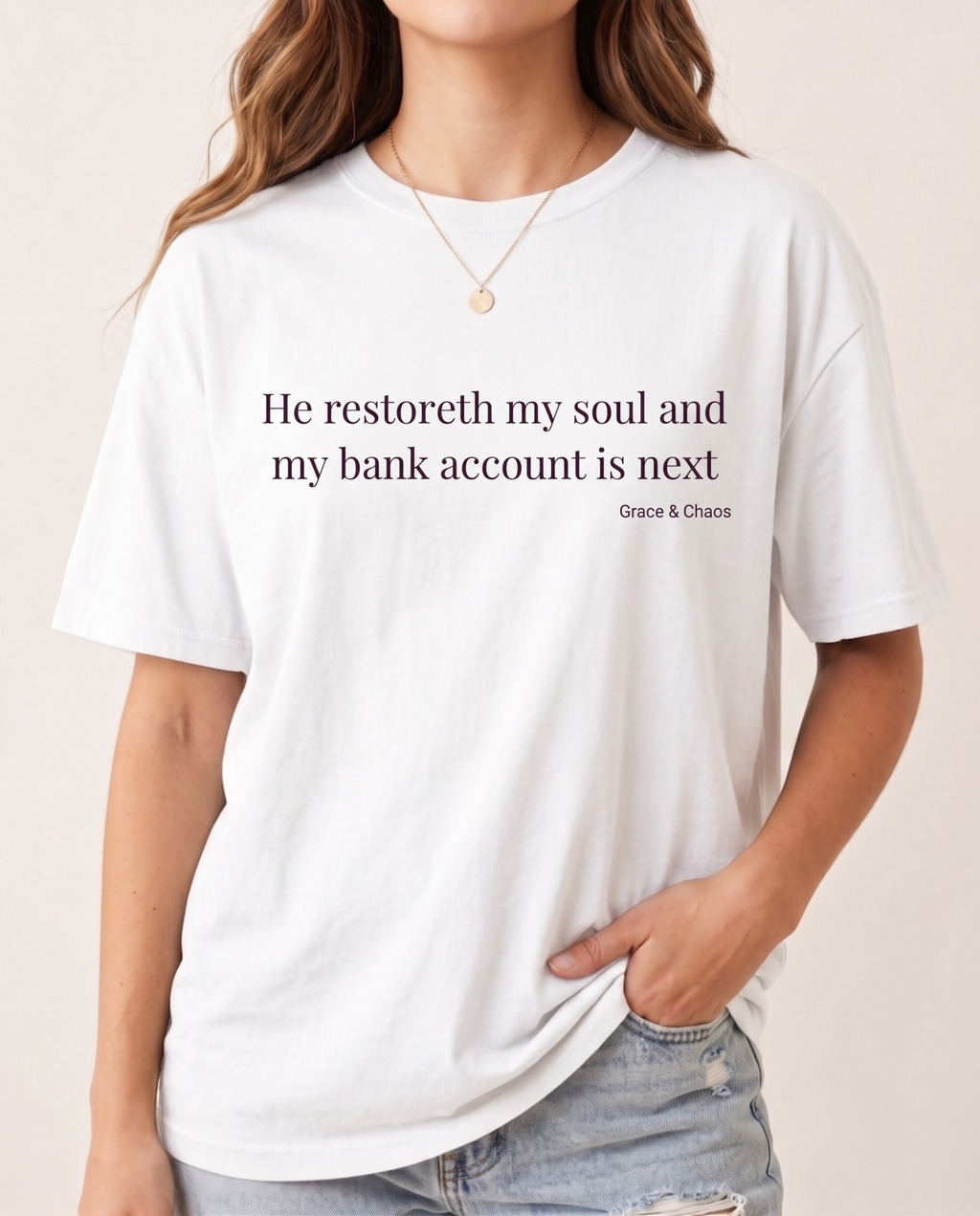 He restoreth T-shirt