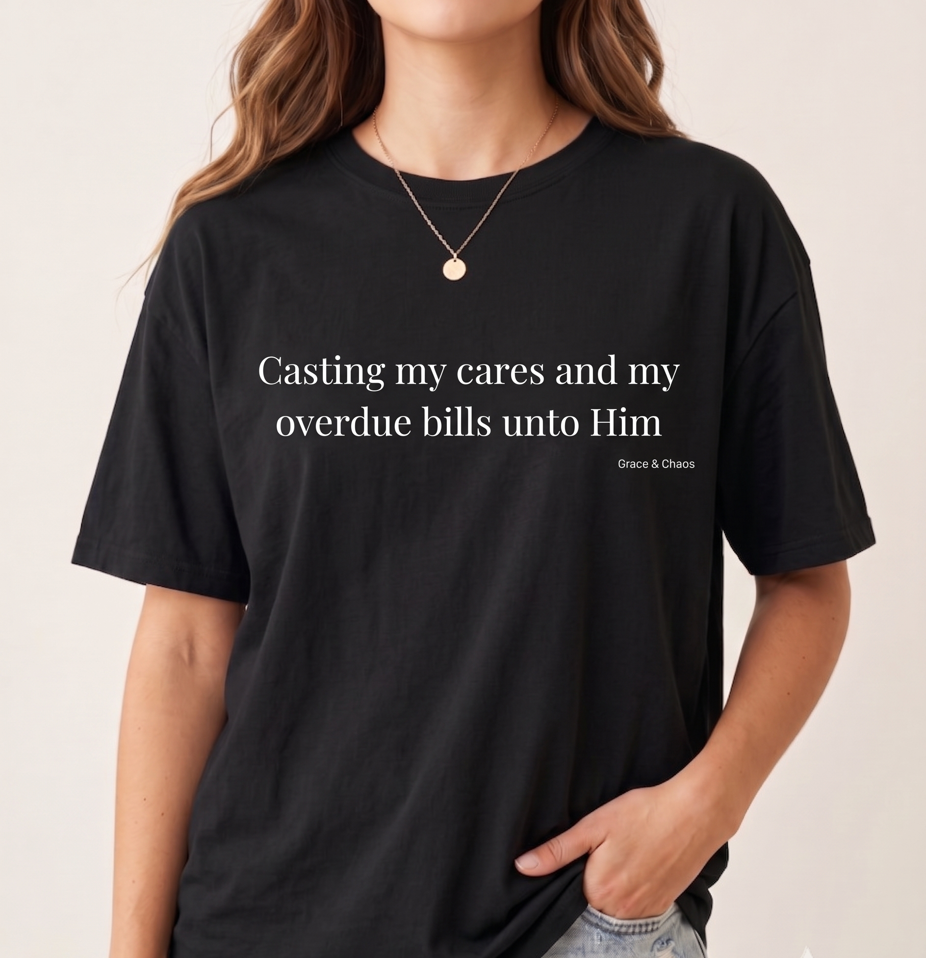 Casting my cares T-shirt