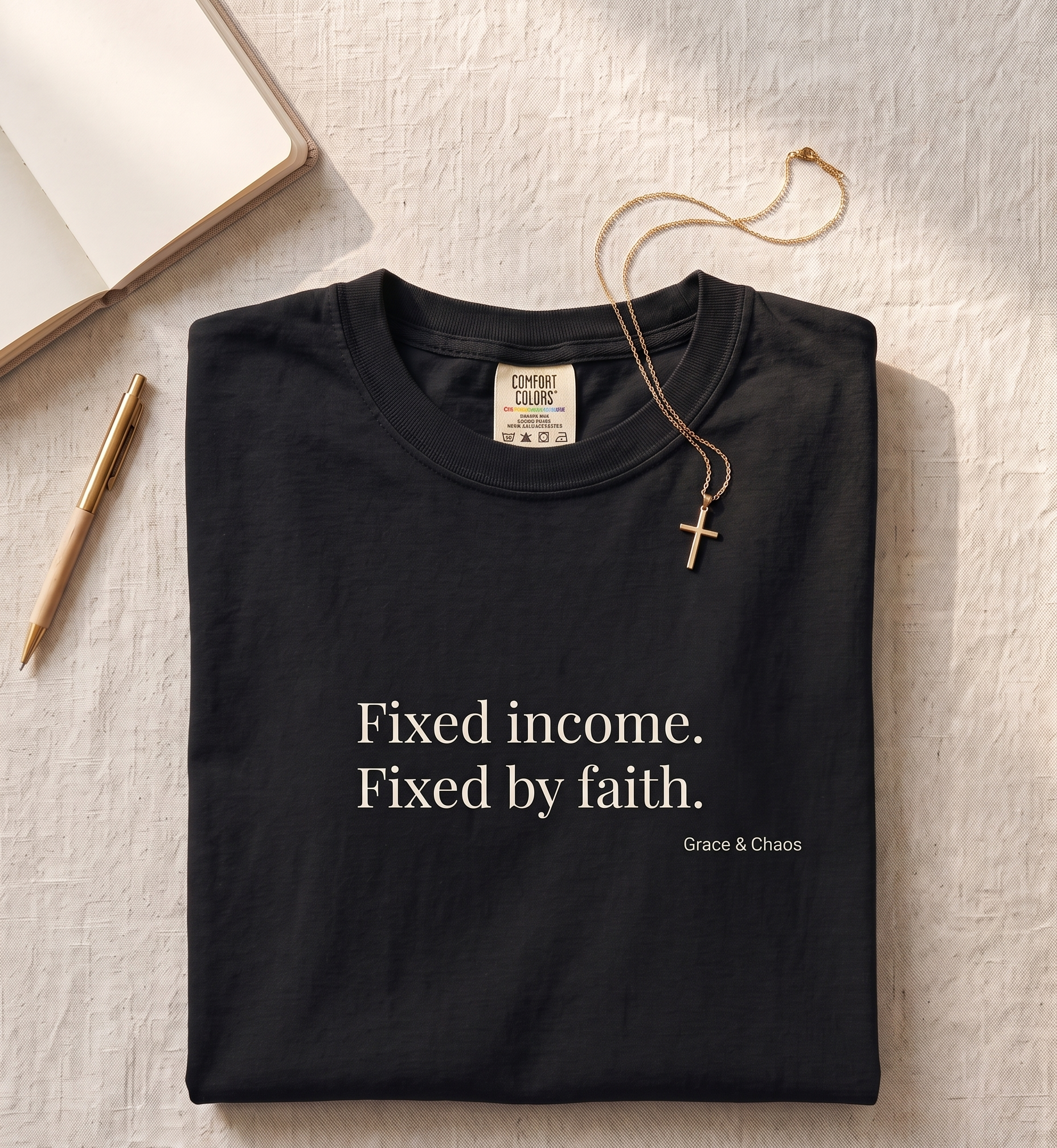Fixed by faith T-shirt