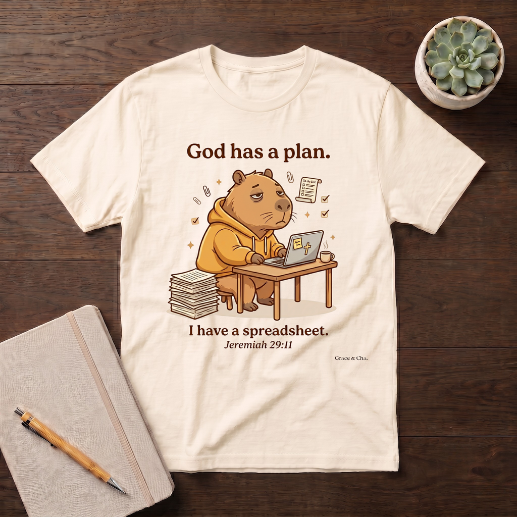 God has a plan T-shirt