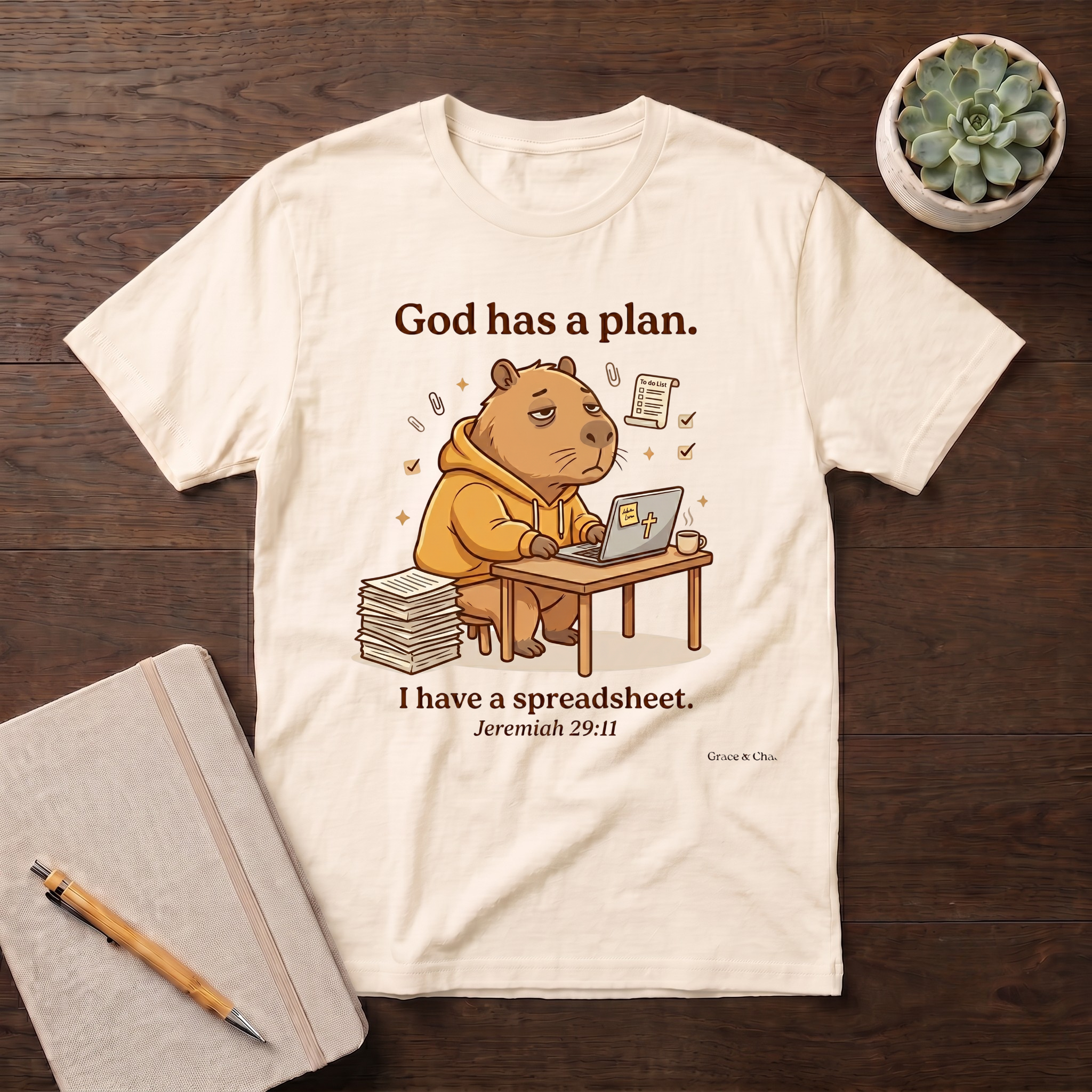 God has a plan T-shirt