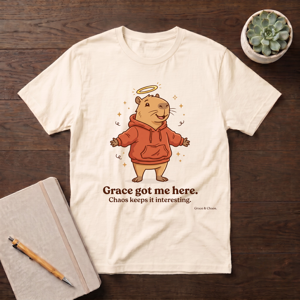 Grace got me here T-shirt