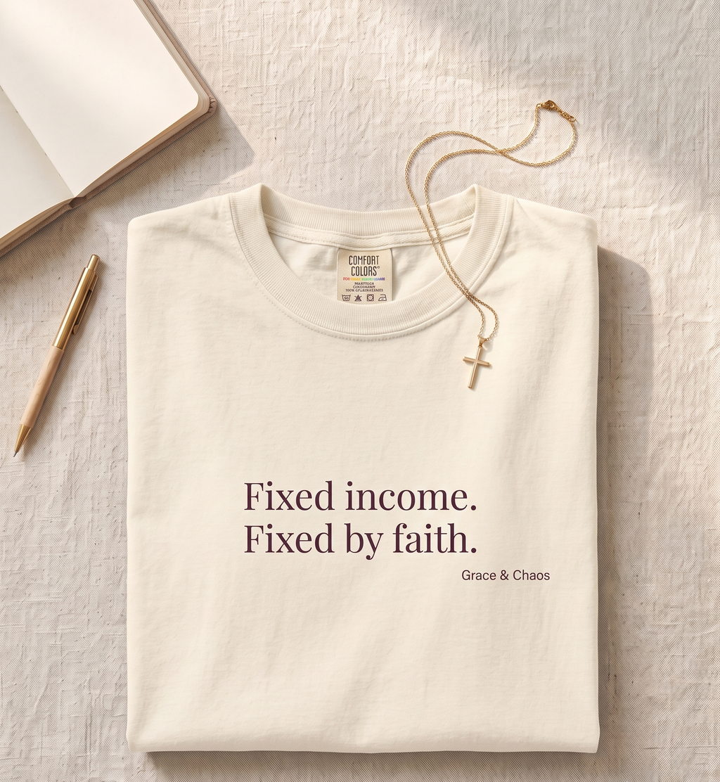 Fixed by faith T-shirt