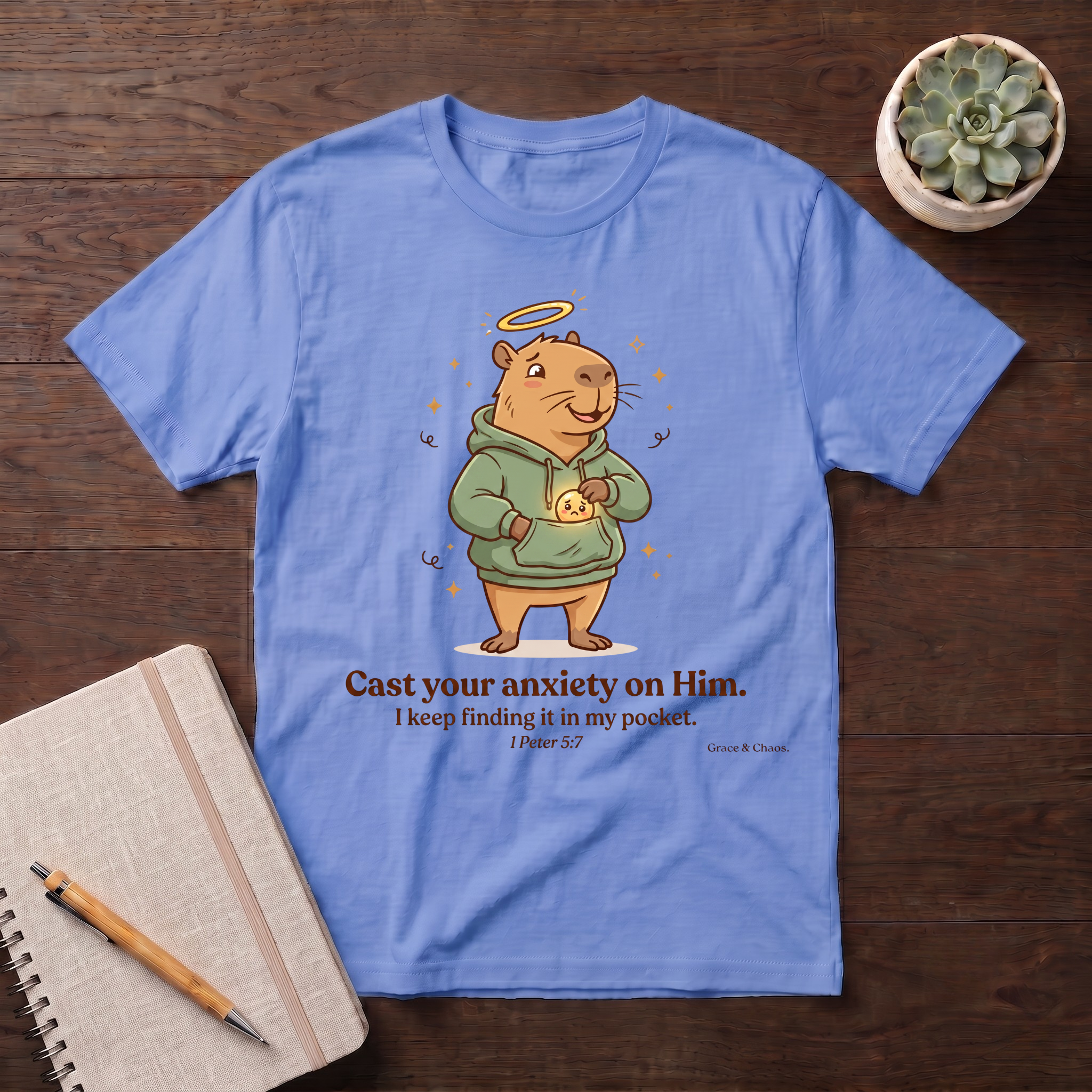Cast your anxiety  on Him T-shirt