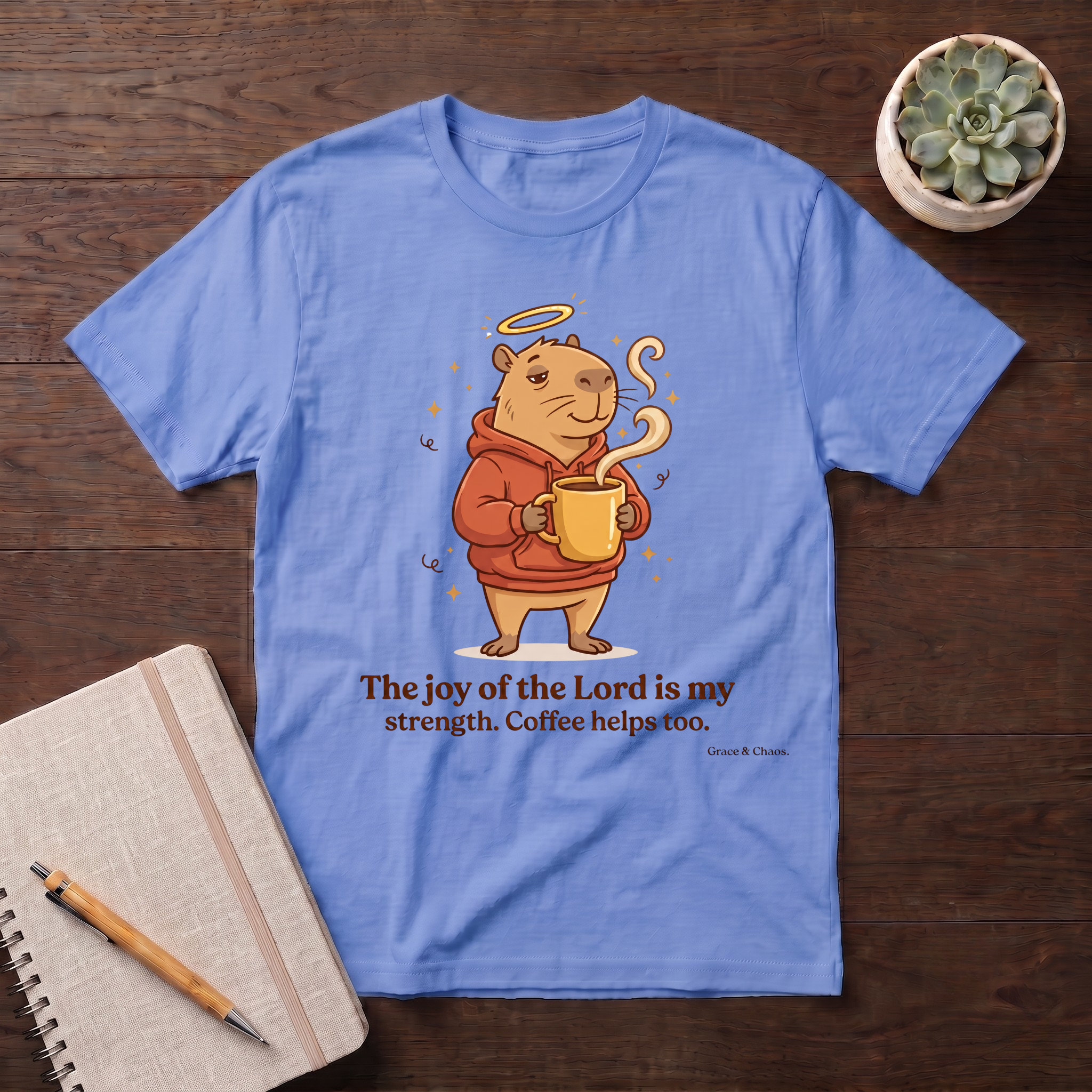 Coffee helps too T-shirt