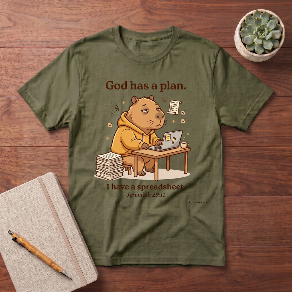 God has a plan T-shirt