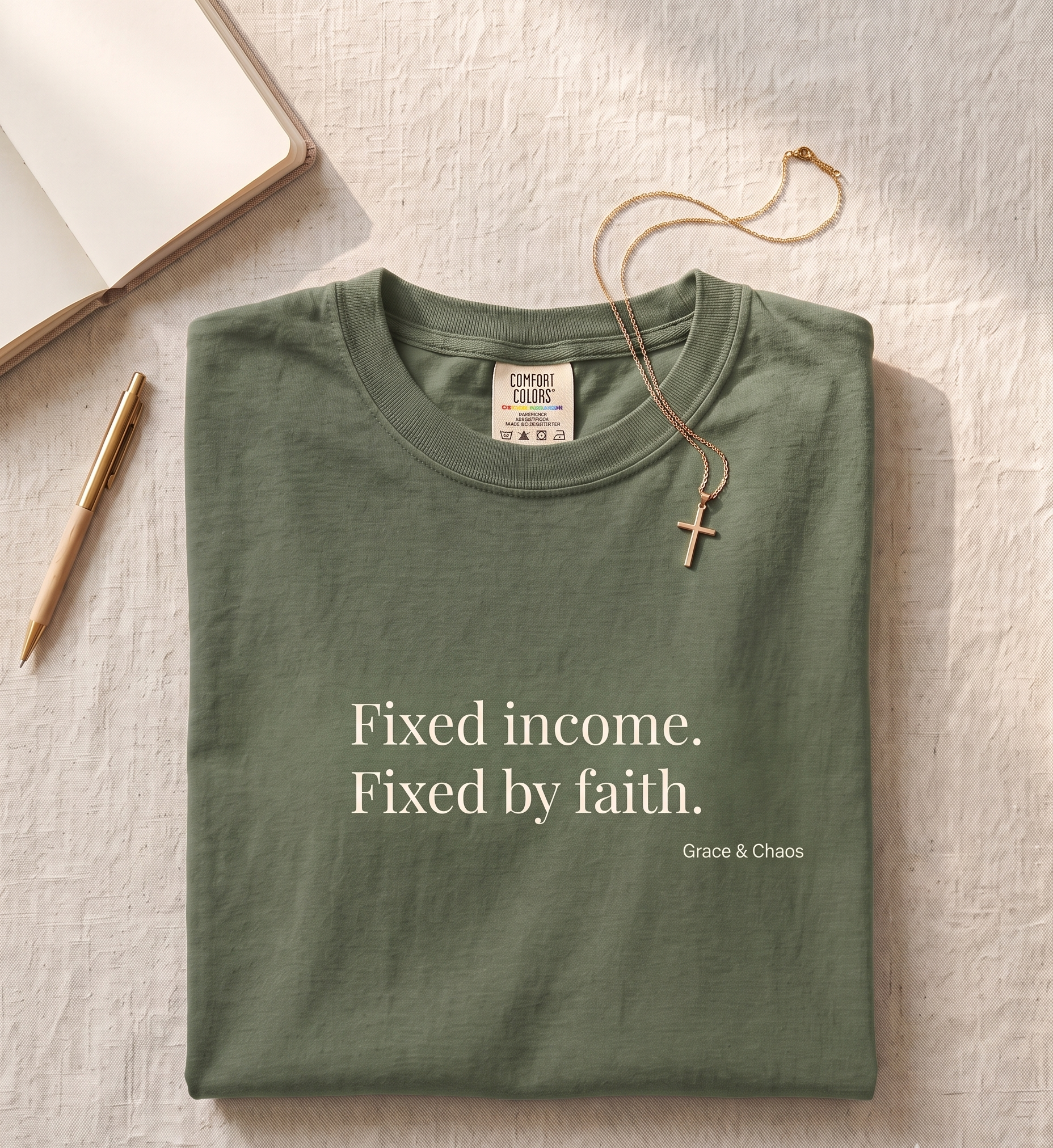 Fixed by faith T-shirt