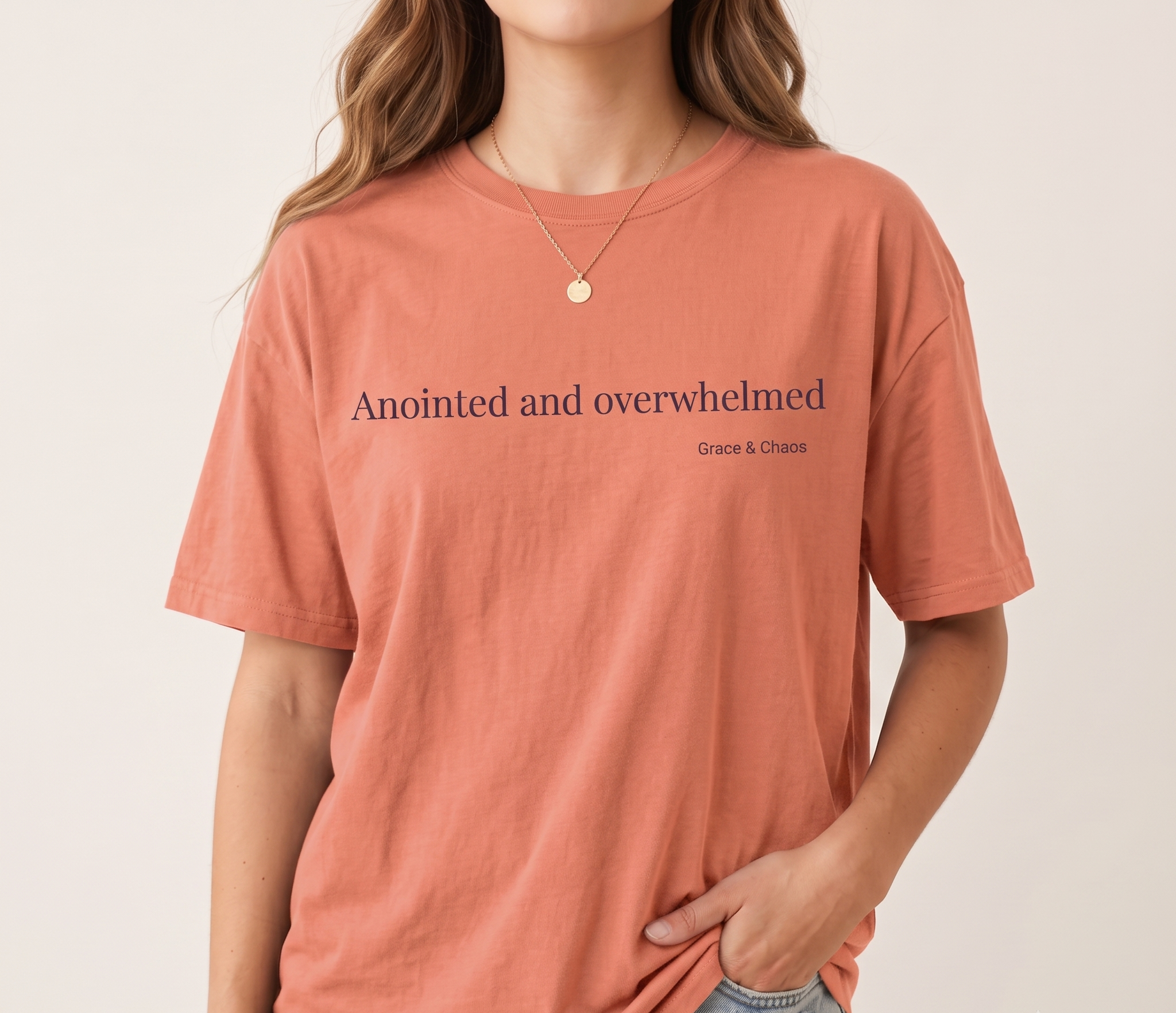Anointed and overwhelmed T-shirt