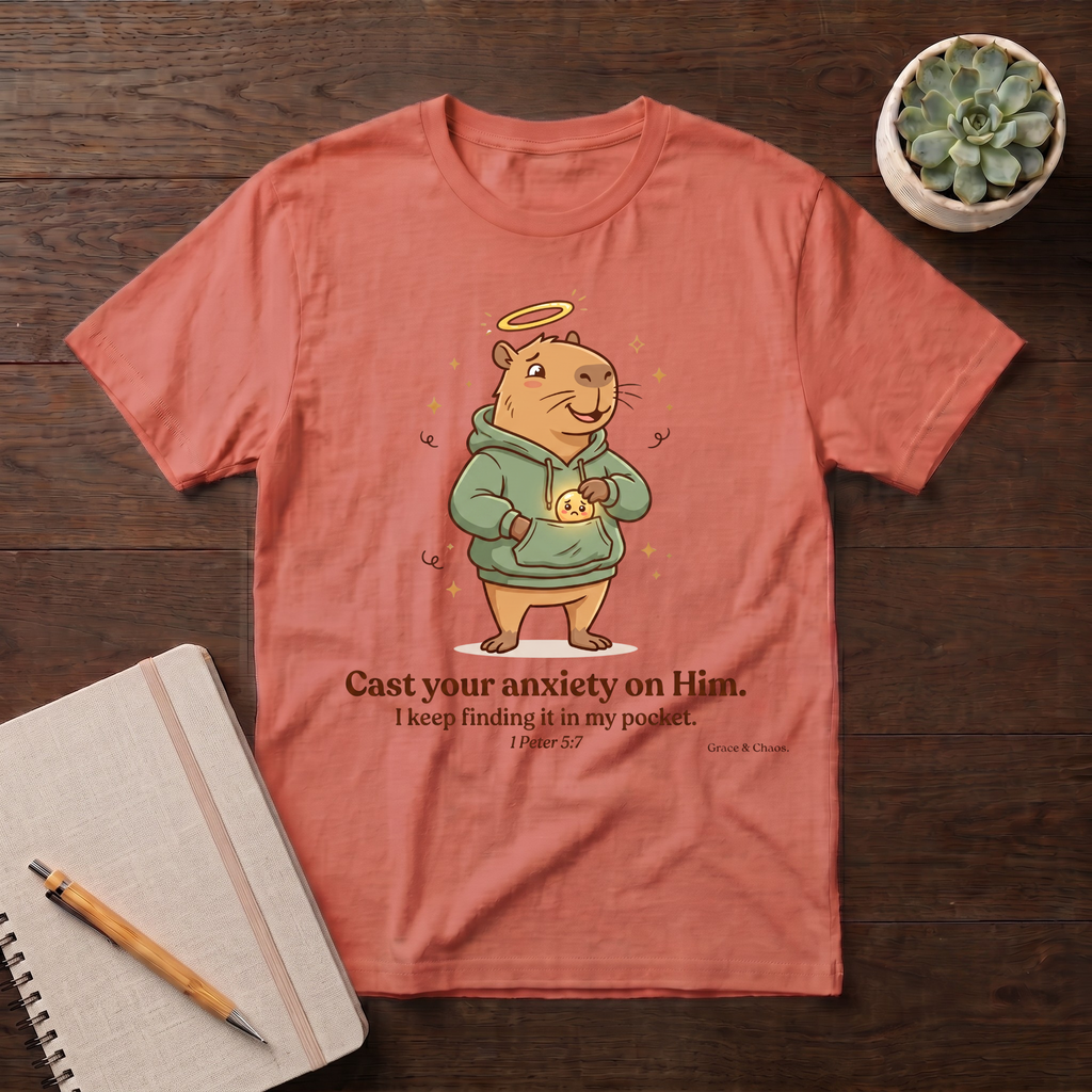 Cast your anxiety  on Him T-shirt