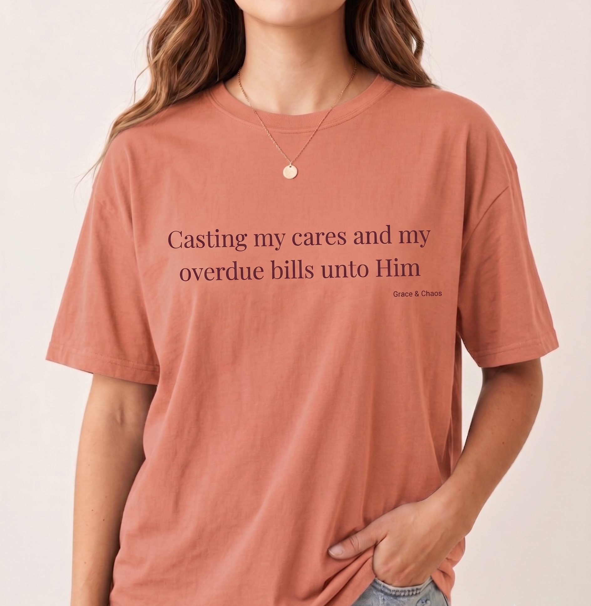 Casting my cares T-shirt