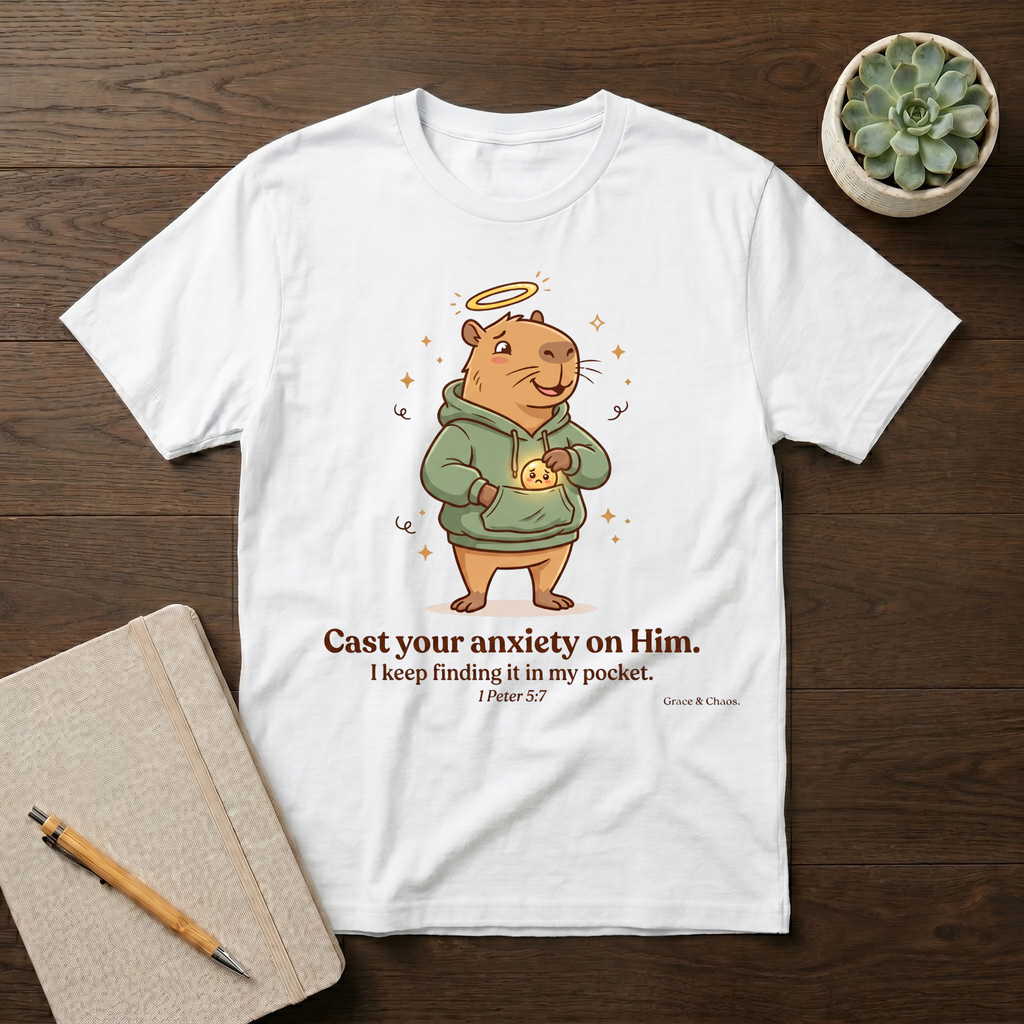 Cast your anxiety  on Him T-shirt