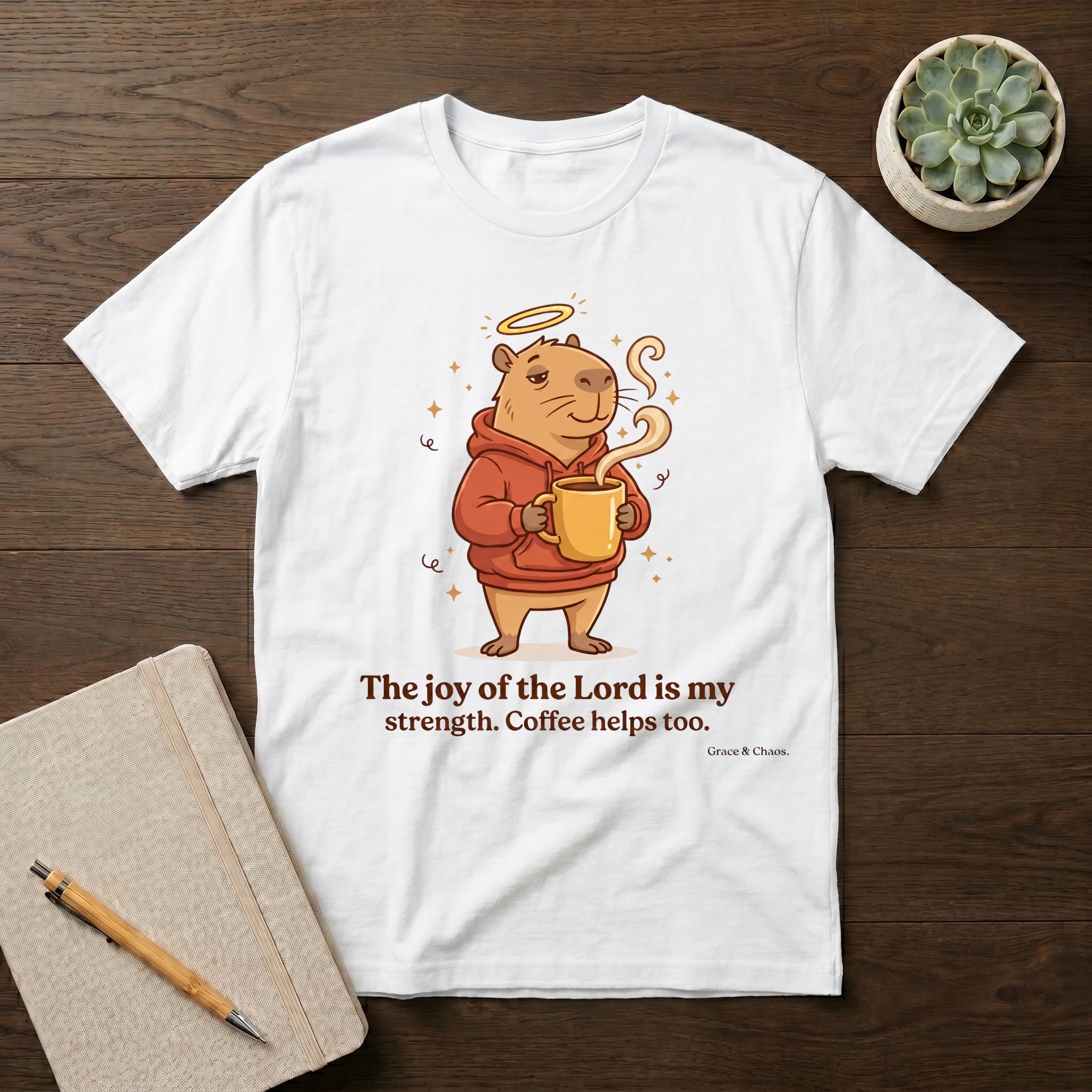 Coffee helps too T-shirt